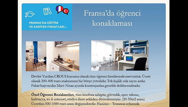 Fransa’da Eğitim Webinarı